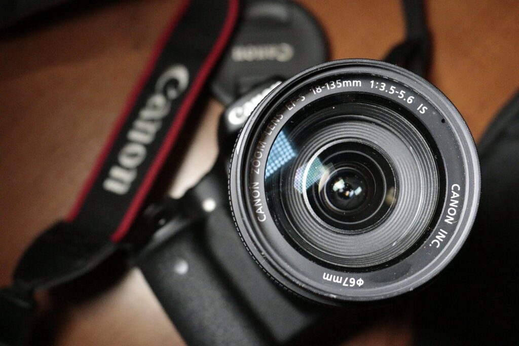 camera, canon, reflex, lens, technology